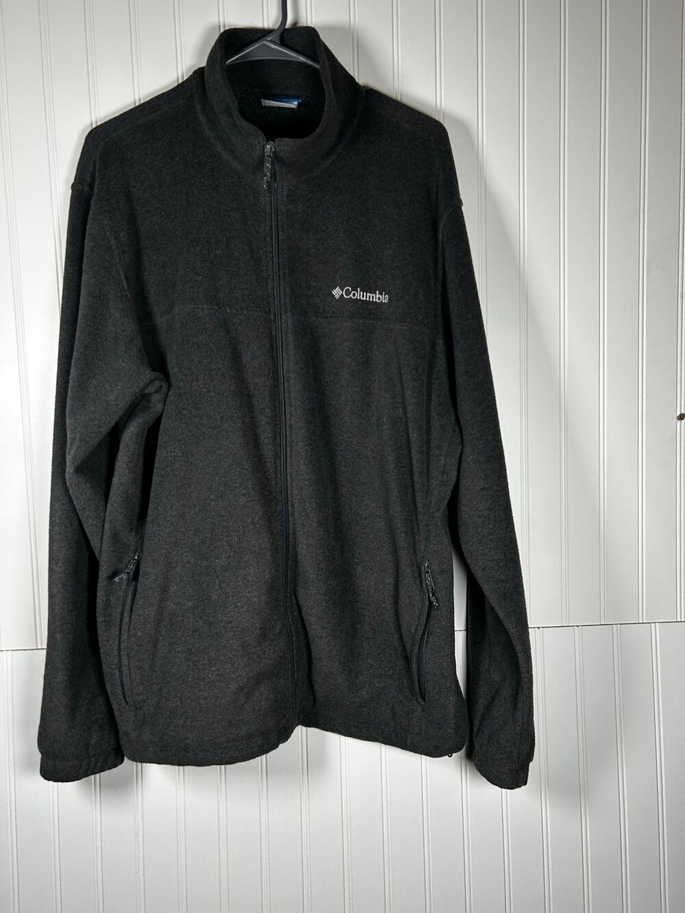 Columbia Men's Granite Mountain Fleece Jacket grey size large comfortable warm